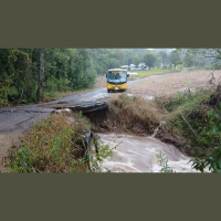 Chuvas no Rio Grande do Sul causam estrago em mais de 30 cidades e deixam 1,3 mil pessoas fora de casa