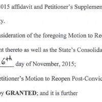 Special Explainer - Order Granting the Motion to Reopen