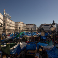 Jordi, responsable de comunicación de la acampada de Sol: No hemos puesto fecha de desalojo no hay un consenso general de cuándo nos vamos. Es complejo