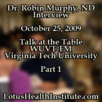Dr. Robin Murphy Interview - 10.25.09 Virginia Tech - Part 1