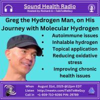Greg the Hydrogen Man, on His Journey with Molecular Hydrogen