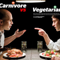 Dieta Carnívora x Dieta Vegetariana - Qual a melhor?