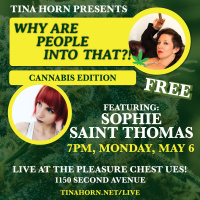 Live! Cannabis w Sophie Saint Thomas  Carly