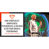 Ep. 108: How Spirituality, Mindfulness, Psychedelics,  Religion Alter Your Brain  Performance w/ Neuroscience Researcher Mark Robert Waldman