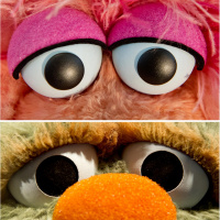 Sesamstrasse - Ernie, Bert und Krümelmonster