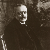 Alois Alzheimer - Nervenarzt mit Mikroskop