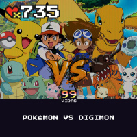 99Vidas 735 – Pokémon VERSUS Digimon