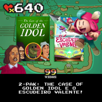 99Vidas 640 - 2-Pak: The Case of the Golden Idol e O Escudeiro Valente