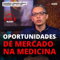 MEDCAST #202 - Possibilidades de mercado na carreira médica #PodssérieCarreiraMédica Parte 2 de 3