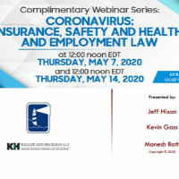 Coronavirus: Insurance Safety, and Health, and Employment Law
