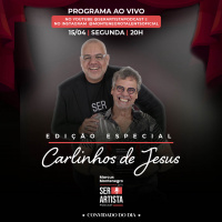 Ser Artista Podcast – EDIÇÃO ESPECIAL AO VIVO -#EP 49 - Marcus Montenegro recebe neste episódio Carlinhos de Jesus