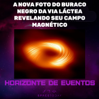 A Nova Foto do Buraco Negro da Via Láctea Revelando Seu Campo Magnético