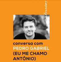Com o escritor Pedro Gabriel