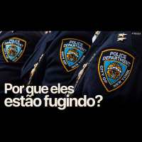 CENTENAS DE POLICIAIS ABANDONAM O CARGO EM NOVA YORK