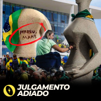 8/1: FUX PEDE VISTA E ADIA JULGAMENTO DE MULHER QUE PICHOU ESTÁTUA DA CORTE - FLOW NEWS - #453 #FN