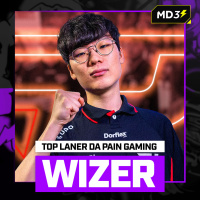 WIZER, TOP LANER da PAIN FICA NO BR! — #MD3 #193