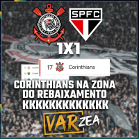 CORINTHIANS na ZONA DE REBAIXAMENTO KKKKKKKKKKKKK - VARzea