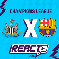 NEWCASTLE x BARCELONA - Champions League FSC React