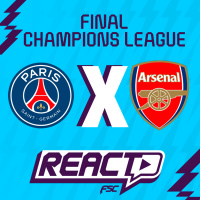 PSG x ARSENAL - GRANDE FINAL Champions League FSC React