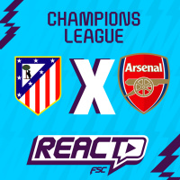 ATLÉTICO MADRID X ARSENAL - Champions League FSC React
