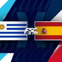 URUGUAI X ESPANHA - COPA 26 FSC React