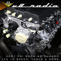 2021 PRI Show, Building a 775 Hp LT5 10-Speed 1969 Camaro, Modernizing a Trans Am, Tools, and More on the V8 Radio Podcast!