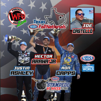 NHRA Texas Fall Nationals winners, Ron Capps, Justin Ashley  Hector Arana Jr. 10/19/2022