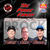 Austin Prock, Jimmy Prock and Thomas Prock - 2024 NHRA Mission Foods Funny Car Champions