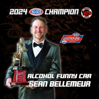 Sean Bellemeur - 2024 NHRA Lucas Oil Series Top Alcohol Funny Car World Champion