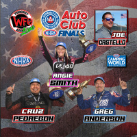 Auto Club Finals winners Cruz Pedregon, Greg Anderson, and Angie Smith join Joe Castello 11/28/2022