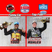 J.R. Todd and Justin Ashley join WFO after winning the DENSO Sonoma NHRA Nationals 8/2/2023