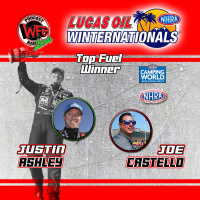 Justin Ashley - Top Fuel Winner - 2023 NHRA Lucas Oil Winternationals 4/5/2023