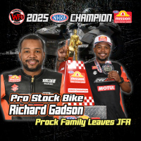 Richard Gadson - 2025 NHRA Pro Stock Motorcycle World Champion