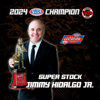 Jimmy Hidalgo Jr. - 2024 NHRA Lucas Oil Series Super Stock World Champion