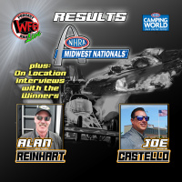 NHRA Midwest Nationals results with Alan Reinhart and Joe Castello 10/4/2022