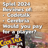 Spiel 2024, Codetalk and Cerebria reviews and, Paid players?