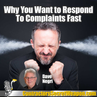 Why You Want to Respond to Complaints Fast with Dave Negri 236 