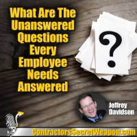 What are the unanswered questions every employee needs answered Jeffrey Davidson 280