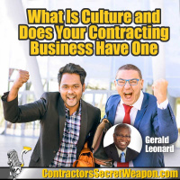 Gerald Leonard: What is a Culture and does Contracting Business Have One? 273