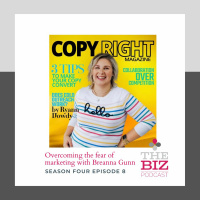 Season 4 Episode 8: Overcoming the fear of marketing with Breanna Gunn