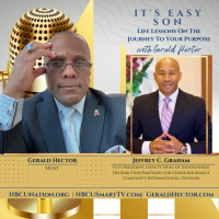 Gerald Hector welcomes Jeffrey Graham to Its Easy Son