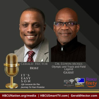 Gerald Hector welcomes Dr. Edwin Moses