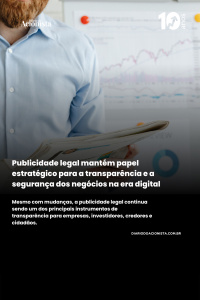 Diário do Acionista - Publicidade legal mantém papel estratégico
