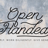 Open Handed: Part One // Live Simply