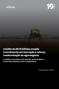 Diário do Acionista - Crédito de R$10 bilhões amplia investimento em inovação