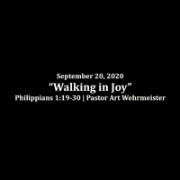 Walking in Joy