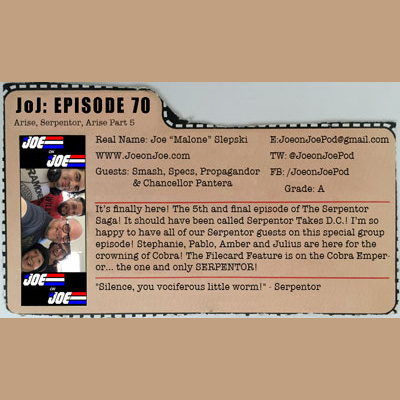 Joe On Joe - A G.i. Joe Podcast