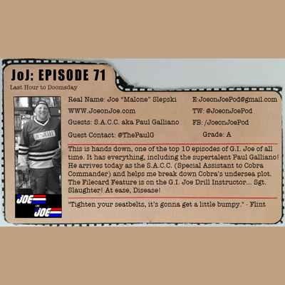 Joe On Joe - A G.i. Joe Podcast