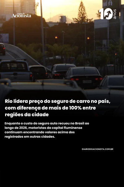Diário do Acionista - Rio lidera preço do seguro de carro no país