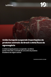 Diário do Acionista - União Europeia suspende importação de produtos animais